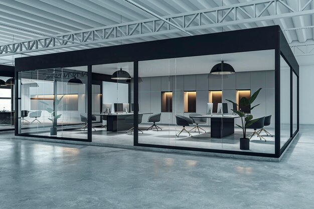 Design modern prin utilizarea sticlei în spații de birouri