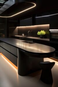 Cum influențează iluminatul LED splashback-ul din sticlă