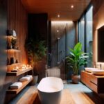 Integrarea cabinei de duș într-un spațiu de tip spa
