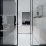 Sticla ca element de design minimalist în amenajări interioare